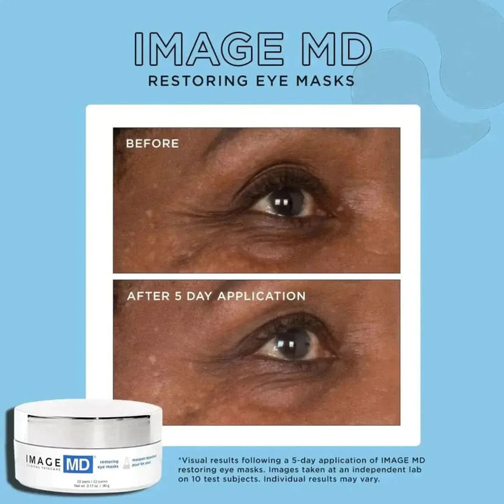 Image Skincare MD Restoring Eye Masks 22 Count | Hydrating, Firming & Puffiness-Reducing Hydro-Gel Patches