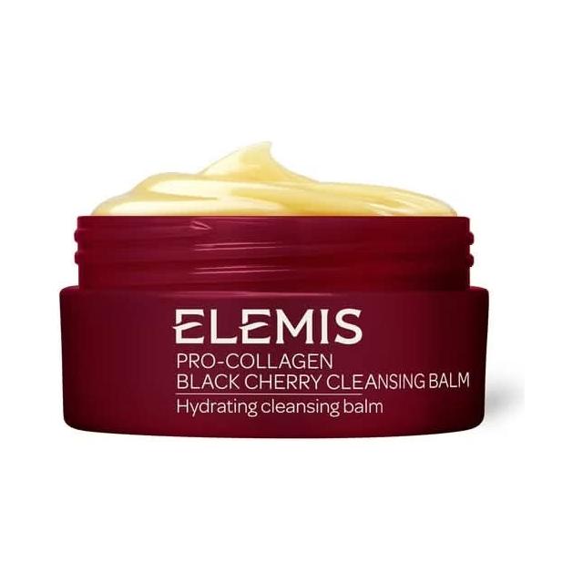 Elemis Pro-Collagen Black Cherry Cleansing Balm 100g | Nourishing 3-in-1 Cleanser with Cherry & Almond Aromatics Indulge in a Decadent Cleansing Experience