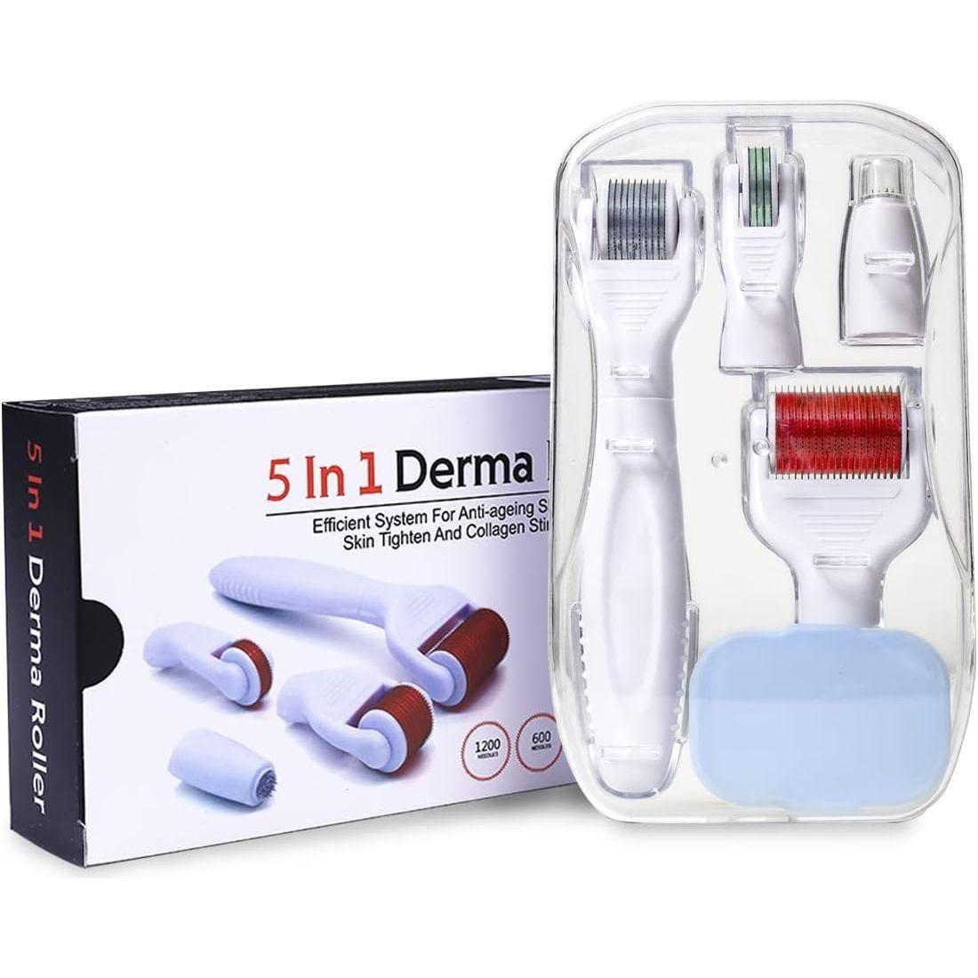 INCELLICE 5 in 1 Derma Roller Kit