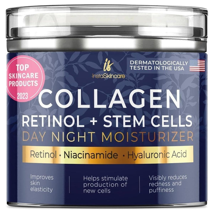 Insta Skincare Collagen Retinol Stem Cell Cream 50ml | Anti-Aging, Lifting & Hydrating Formula