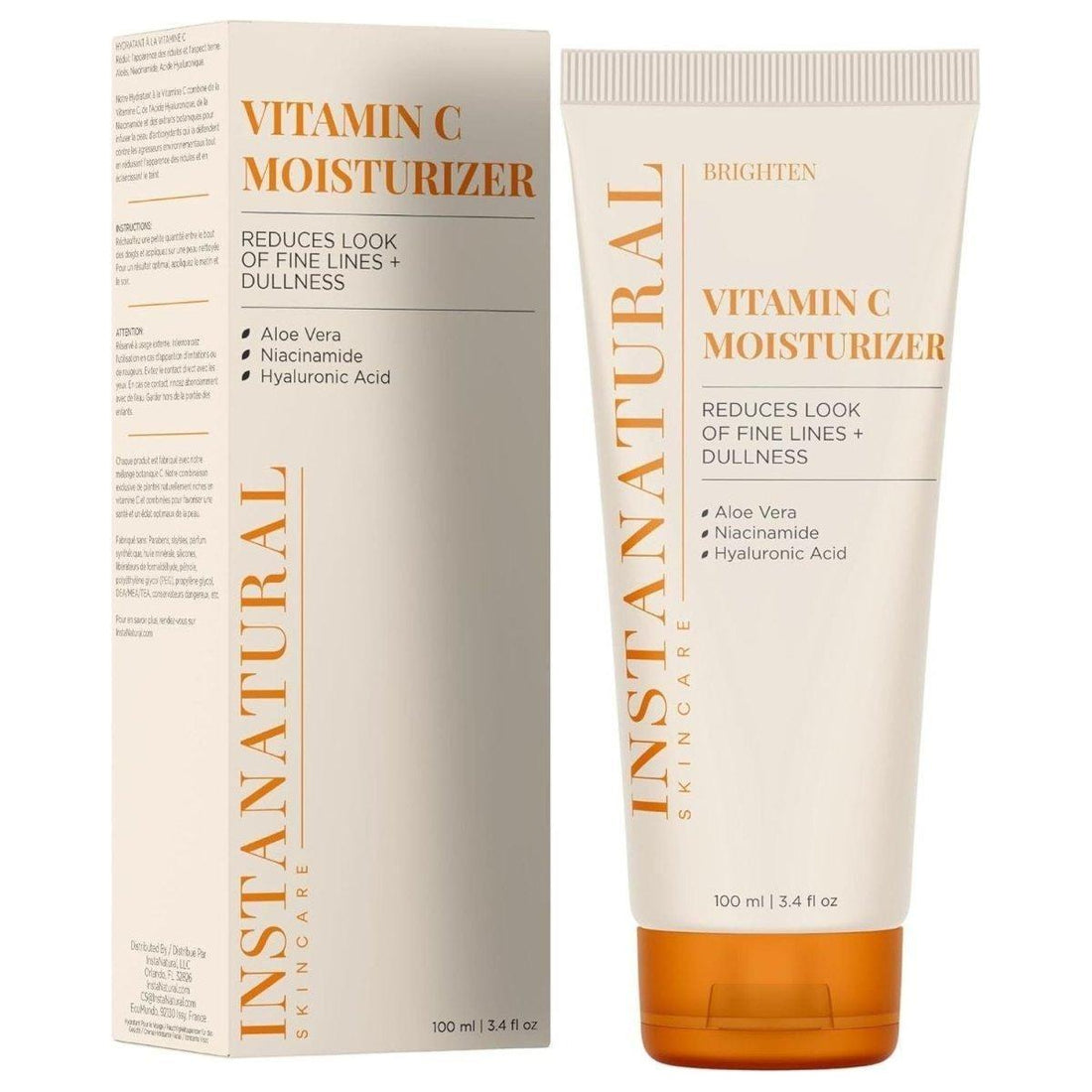 InstaNatural Vitamin C Moisturizer 100ml | Brighten, Nourish & Tone InstaNatural