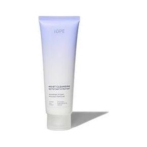 IOPE Moist Cleansing Whipping Foam 180ml | Gentle Exfoliating & Hydrating Cleanser for Urban Skin