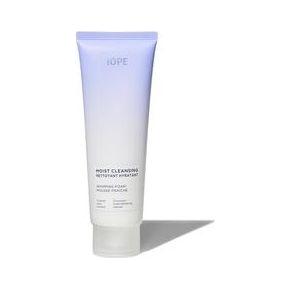 IOPE Moist Cleansing Whipping Foam 180ml | Gentle Exfoliating & Hydrating Cleanser for Urban Skin
