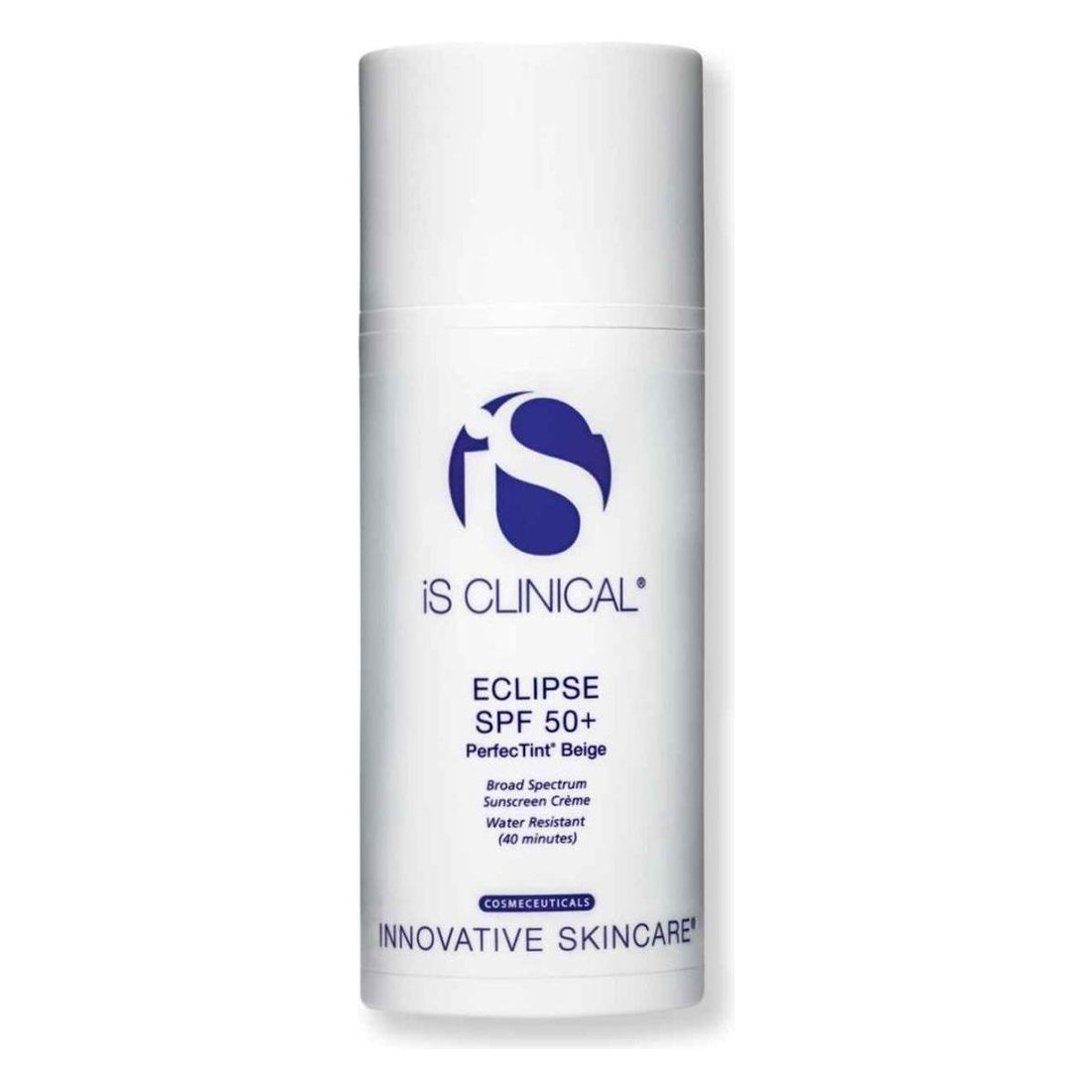 iS Clinical Eclipse SPF 50+ PerfecTint Beige 100ml | Universal Tint Mineral Sunscreen for Radiant Protection