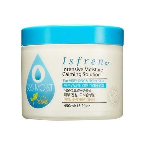 Isfren Intensive Moisture Calming Solution Body Cream 450ml | 365-Day Hydration for Very Dry, Sensitive & Itchy Skin