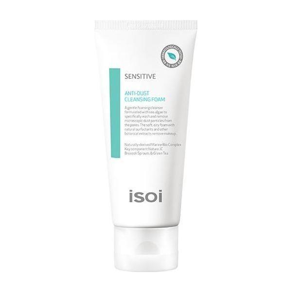isoi Sensitive Skin Anti-Dust Cleansing Foam 100ml | Gentle Botanical Foam for Delicate Skin