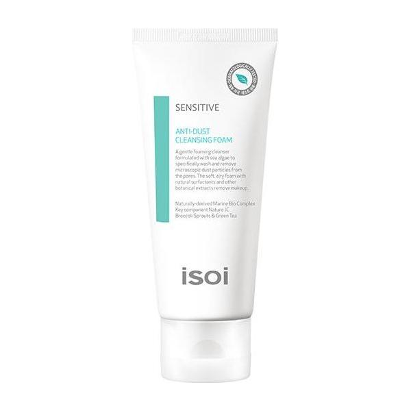 isoi Sensitive Skin Anti-Dust Cleansing Foam 100ml | Gentle Botanical Foam for Delicate Skin