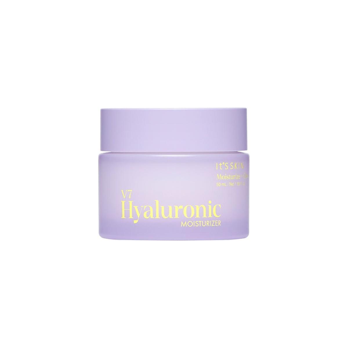 It'S SKIN V7 Hyaluronic Moisturizer 50ml | Vitamin-Infused Hydrating Cream for Dewy, Non-Oily Radiance