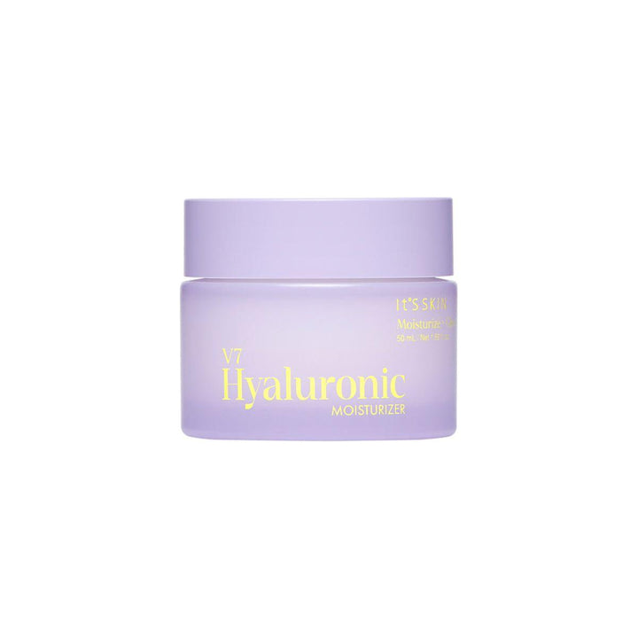 It'S SKIN V7 Hyaluronic Moisturizer 50ml | Vitamin-Infused Hydrating Cream for Dewy, Non-Oily Radiance