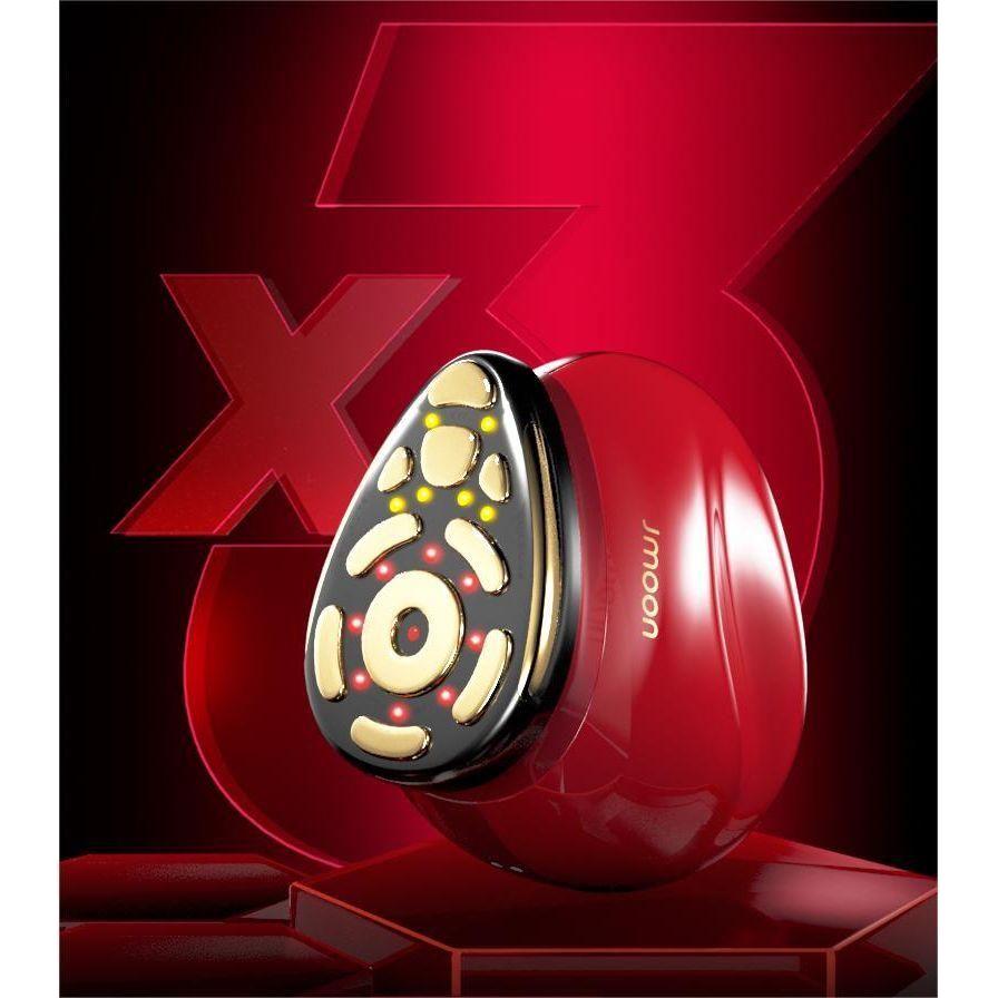 JMOON Red Iron RF Beauty Instrument | V-Lift Technology for Fast Lifting, Firming & Eye Contour Care