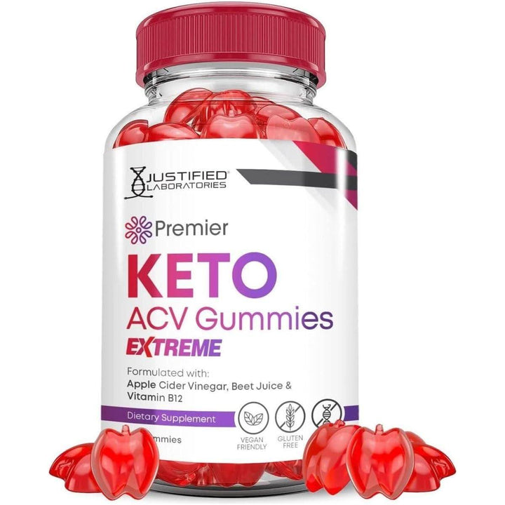 Justified Labatories Premier Keto ACV Gummies (2000MG) - Pack of 3