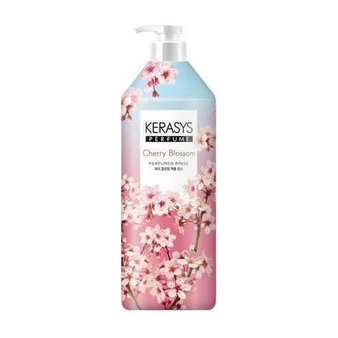 Kerasys Perfume Cherry Blossom Perfumed Rinse Conditioner Volume| Nourishing Shine Long-Lasting Floral Fragrance Kerasys