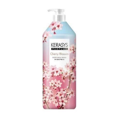 Kerasys Perfume Cherry Blossom Perfumed Rinse Conditioner Volume| Nourishing Shine Long-Lasting Floral Fragrance Kerasys
