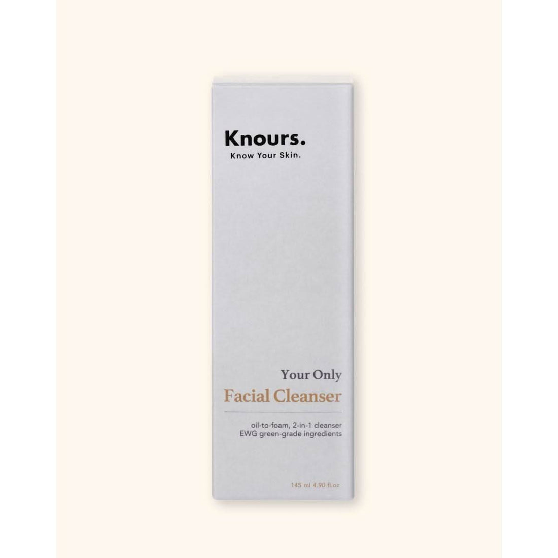 Knours Your Only Facial Cleanser 145ml | Gentle pH-Balanced Hydrating Cleanser