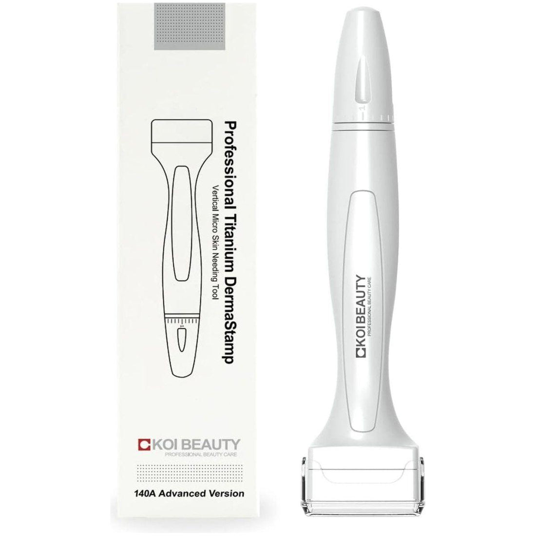 Koi Beauty Derma Stamp Adjustable 0.3mm | At-Home Microneedling for Smooth, Radiant Skin