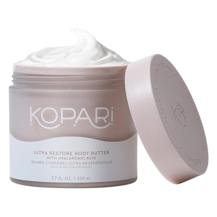 Kopari Ultra Restore Body Butter with Hyaluronic Acid & Vitamin B5 230ml  Vegan Hydrating Body Moisturiser for Dry Skin