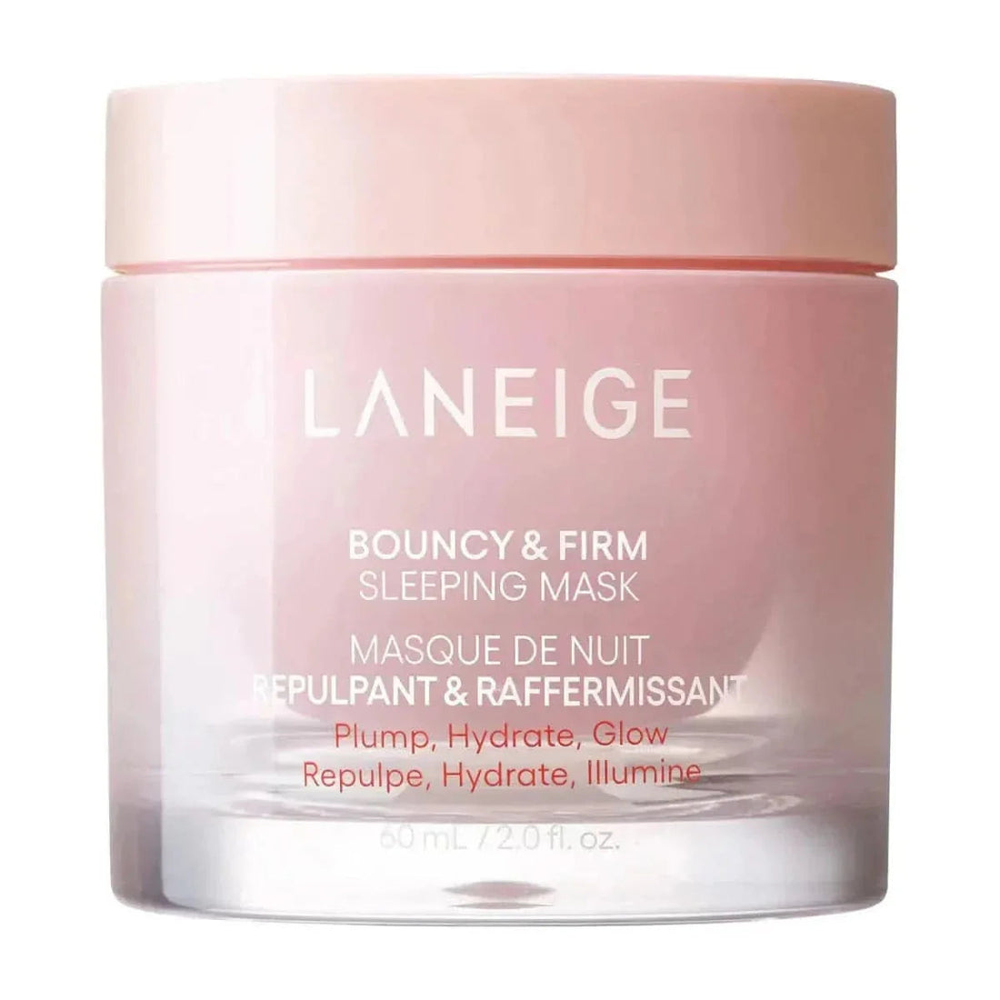 LANEIGE Bouncy & Firm Sleeping Mask 60ml | Peony & Collagen Complex® Overnight Firming Treatment Laneige