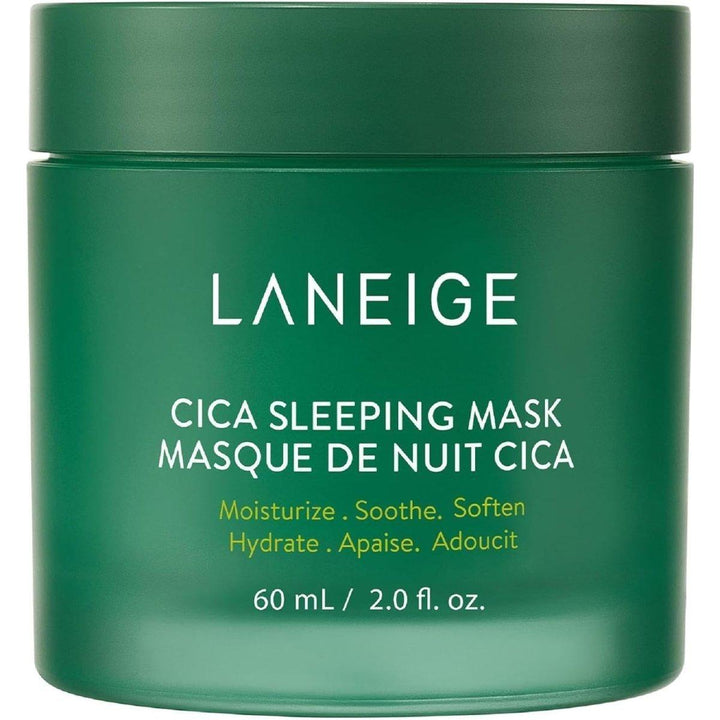 Laneige Cica Sleeping Mask 60ml Overnight Barrier-Repair Mask with Forest Yeast for Sensitive & Stressed Skin