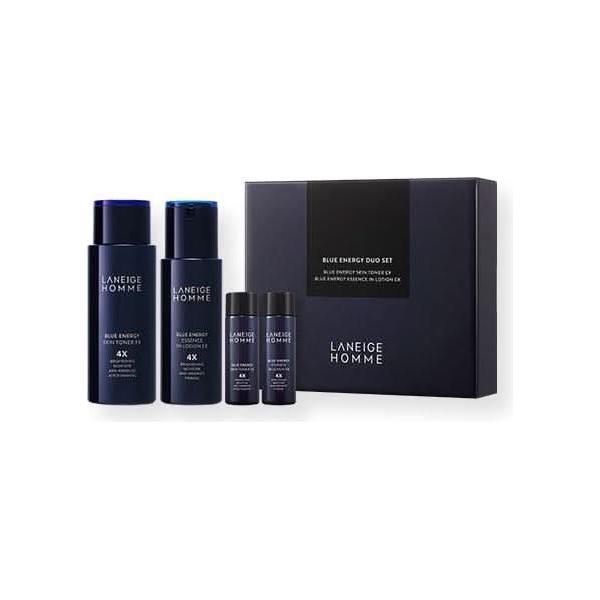 LANEIGE HOMME Blue Energy EX Duo Set Invigorating Skincare for Men with Deep Sea Water & Spirulina Extract 180ml + 125ml Laneige