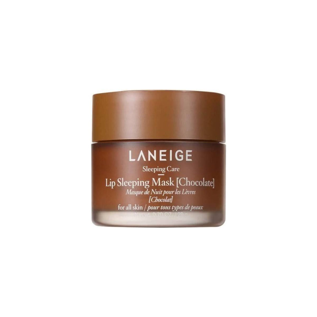 LANEIGE Lip Sleeping Mask Chocolate 20g A Nourishing Overnight Lip Treatment with Sweet Cocoa Scent Laneige