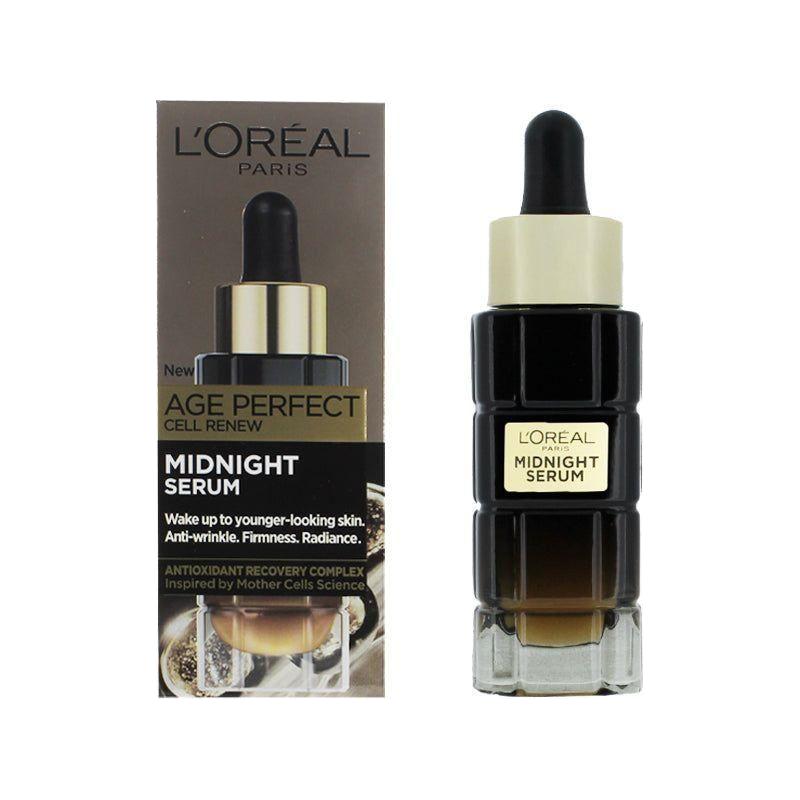 L'Oréal Age Perfect Cell Renew Midnight Serum  30ml | Overnight Anti-Ageing Serum for Firmness & Radiance