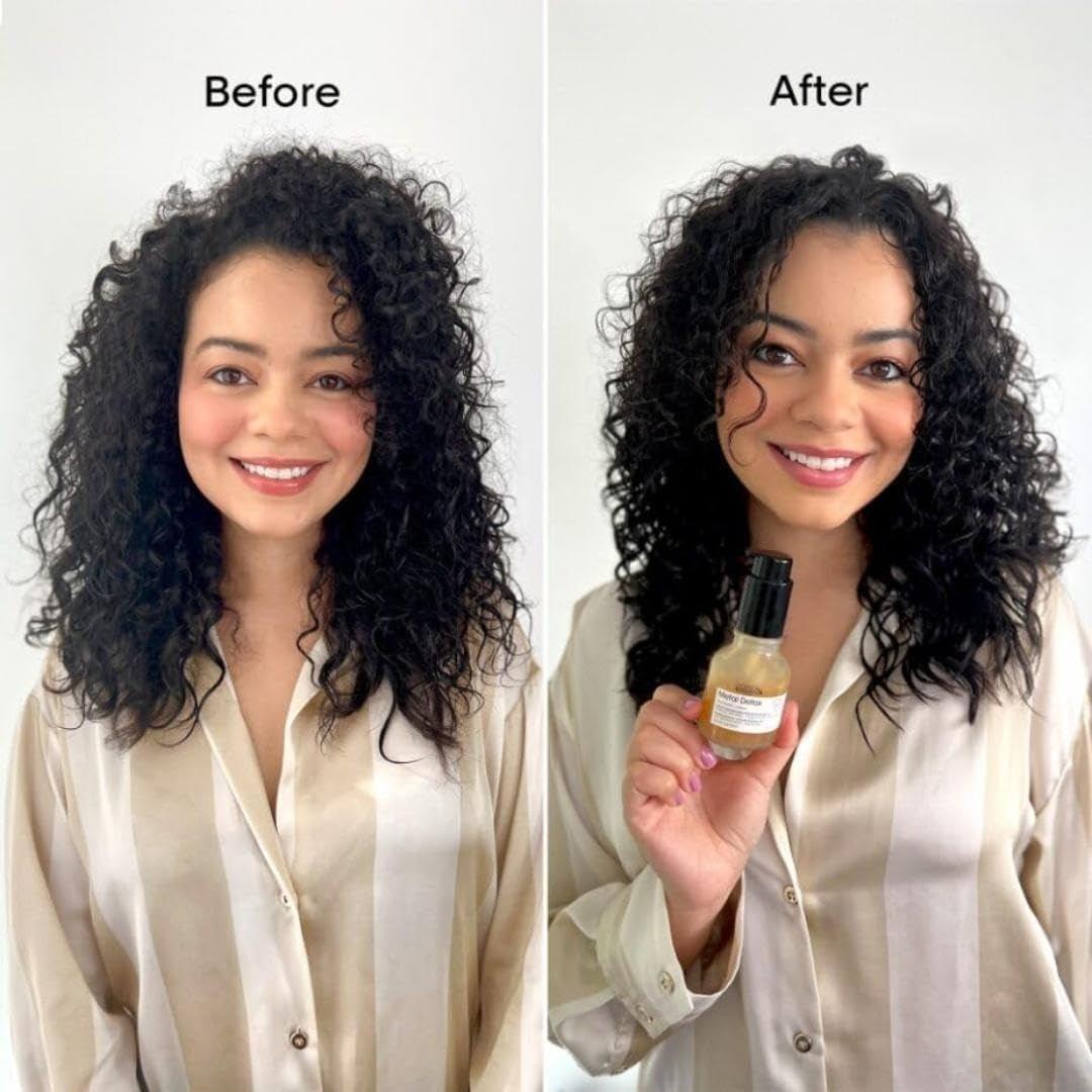 L¡¯Or¨¦al Professionnel Metal Detox Concentrated Oil 50ml | Anti-Breakage, Shine-Boosting & Heat-Protecting Hair Oil L¡¯Or¨¦al