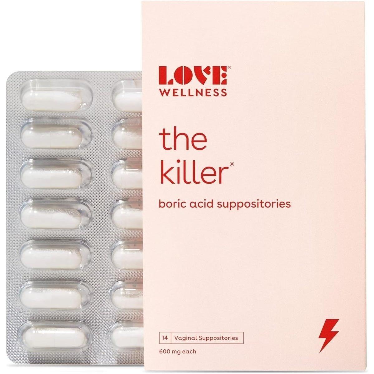 Love Wellness The Killer Boric Acid Suppositories Your Overnight Reset for Intimate Balance & Comfort