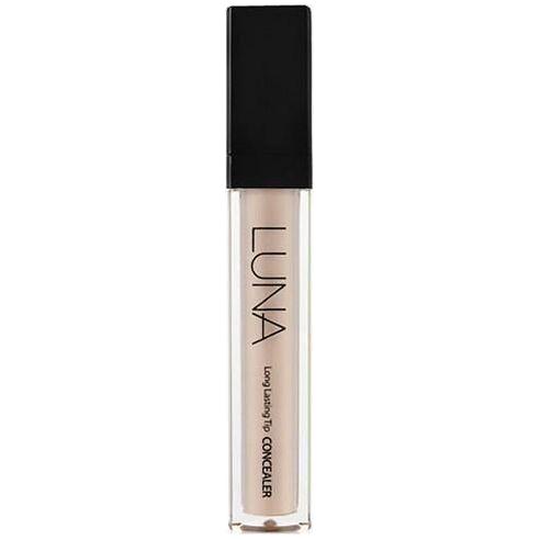 LUNA Long Lasting Tip Concealer 7.5g (Shade: Light Beige) | Full Coverage, Moisture-Locking Concealer with SPF28 PA++ LUNA