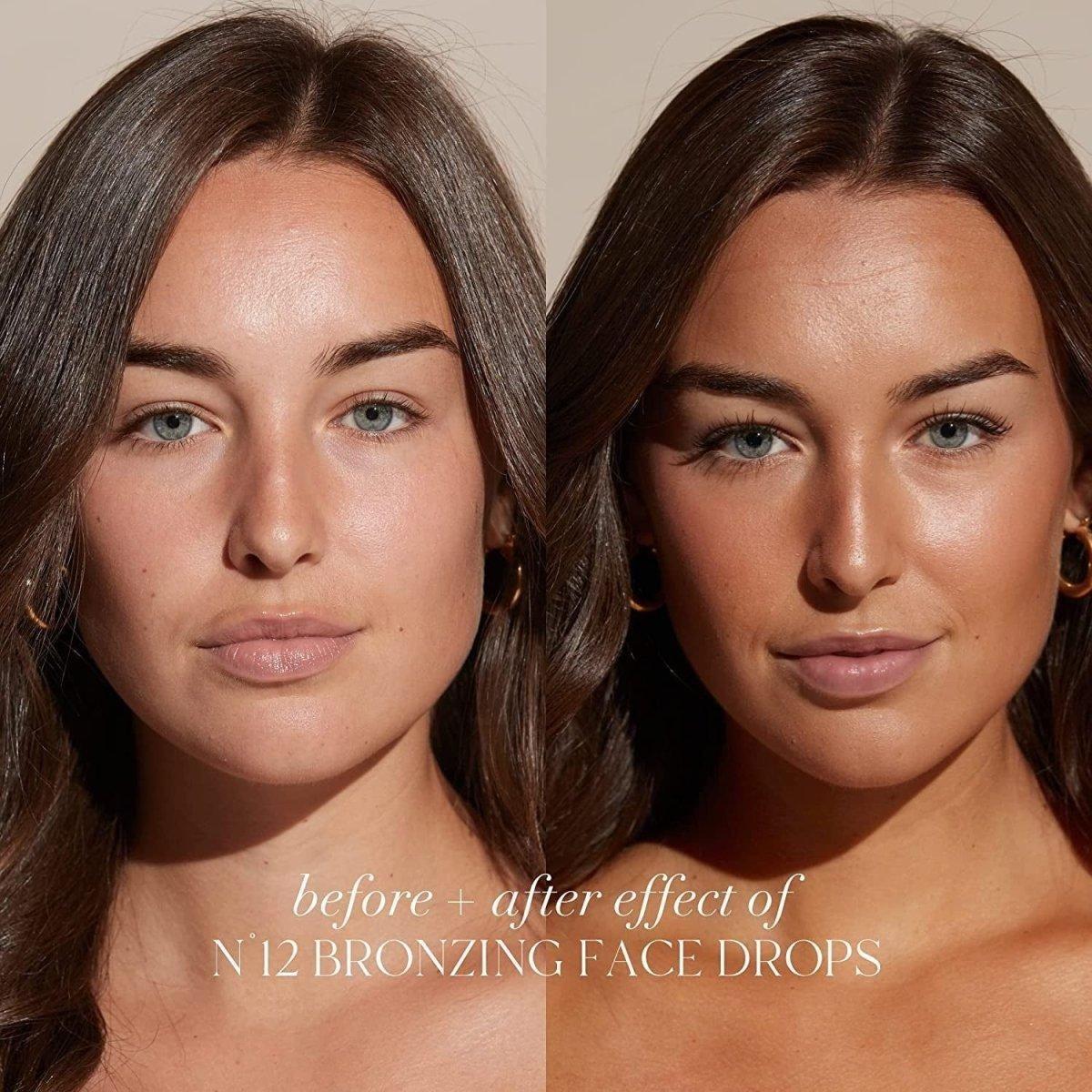 + Lux Unfiltered Nº12 Bronzing Face Drops – 30ml Customisable, Skincare-Infused Self-Tan for a Natural Glow