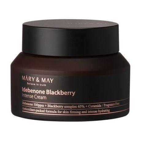 MARY & MAY Idebenone + Blackberry Complex Cream: Your Potent Antioxidant Shield for Firmer, Youthful & Revitalized Skin!
