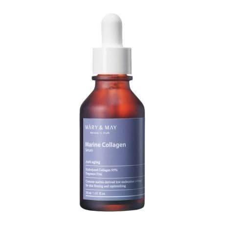 MARY & MAY Marine Collagen Serum: Your Deep-Sea Quench for a Plump, Bouncy & Dewy Glow!