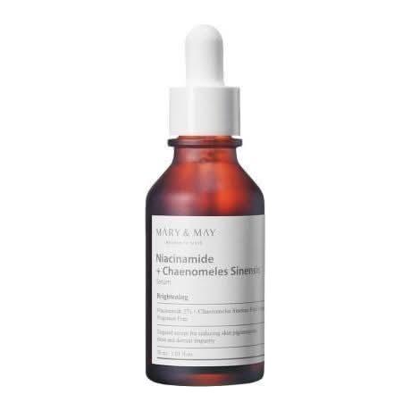 MARY & MAY Niacinamide + Chaenomeles Sinensis Serum: Your Natural Path to Even, Luminous Skin!