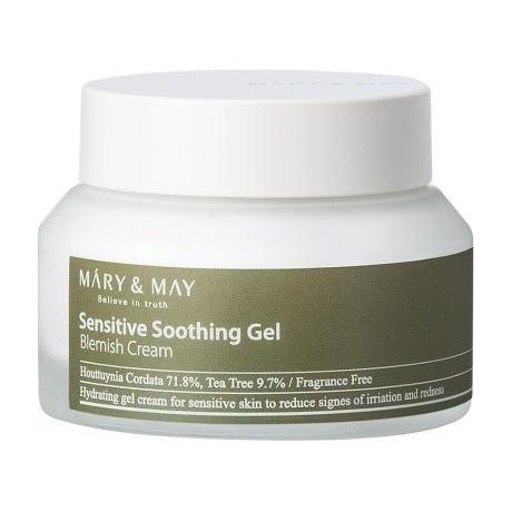 MARY & MAY Sensitive Soothing Gel Blemish Cream: Your Instant Cool-Down for Stressed, Reactive & Breakout-Prone Skin!