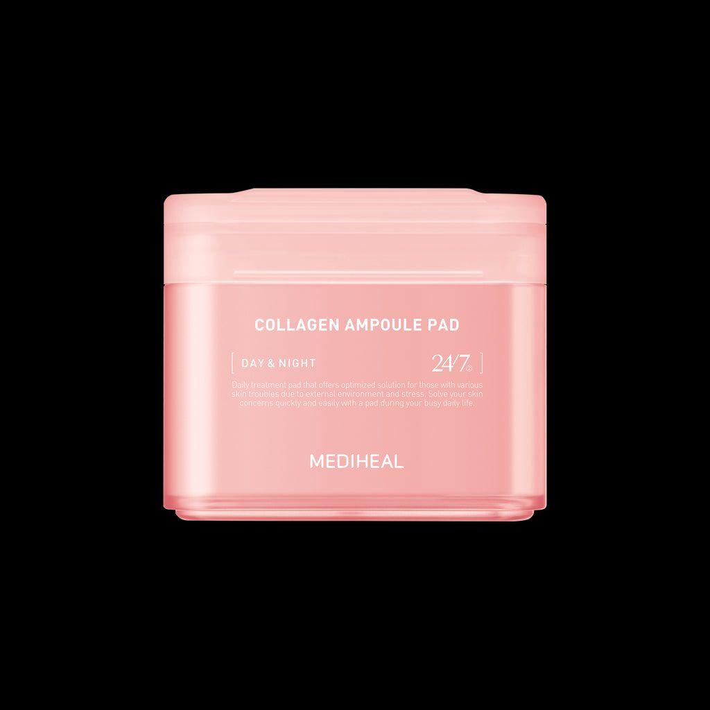 MEDIHEAL Collagen Ampoule Pad 100 Pads | Firming & Anti-Aging Care MEDIHEAL