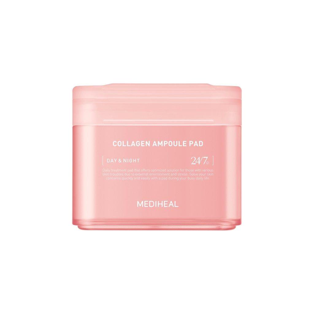 MEDIHEAL Collagen Ampoule Pad 100 Pads | Firming & Anti-Aging Care MEDIHEAL