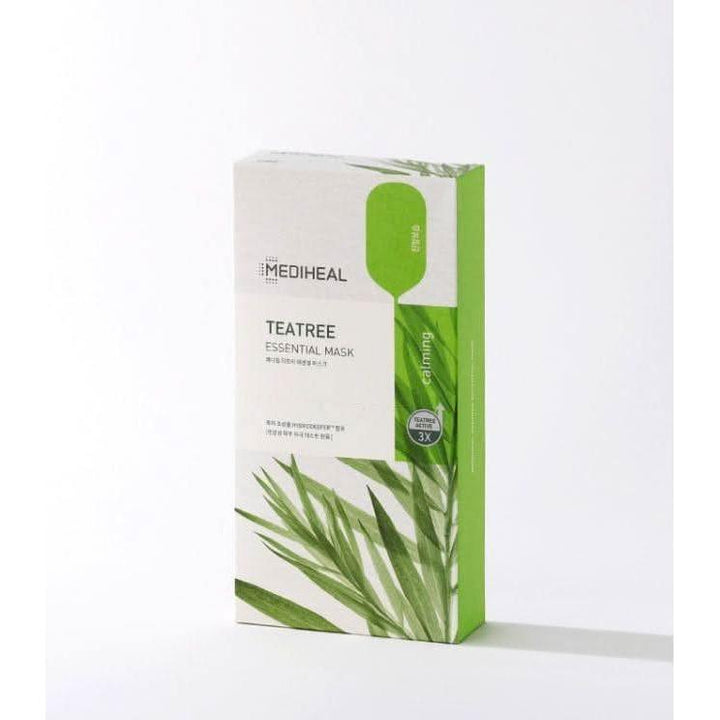 MEDIHEAL Tea Tree Essential Mask Sheet 10 Pack | Clear & Calm Blemish-Prone Skin