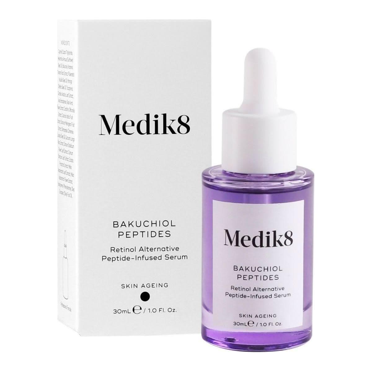 Medik8 Bakuchiol Peptides 30ml | Retinol Alternative for Sensitive Skin & Pregnancy-Safe Anti-Ageing
