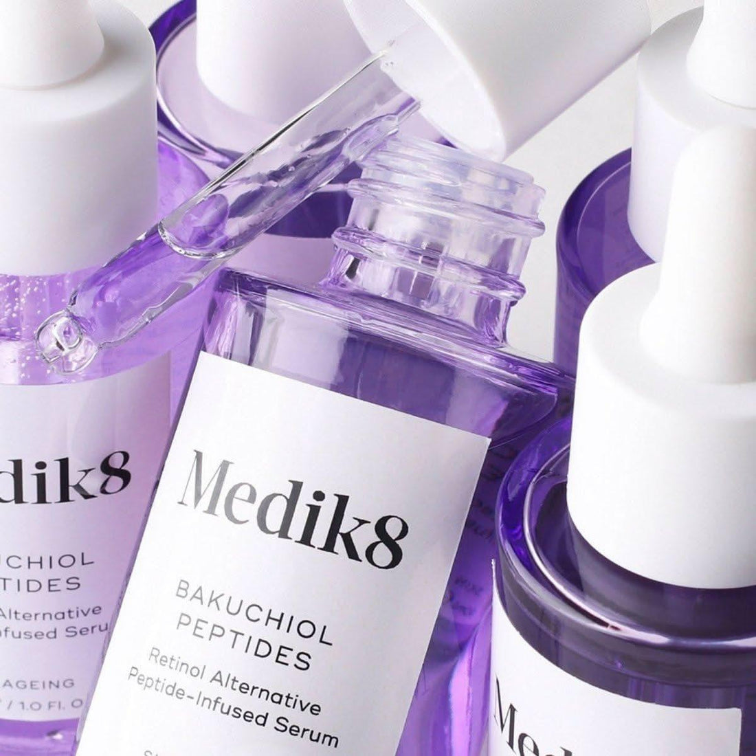 Medik8 Bakuchiol Peptides 30ml | Retinol Alternative for Sensitive Skin & Pregnancy-Safe Anti-Ageing
