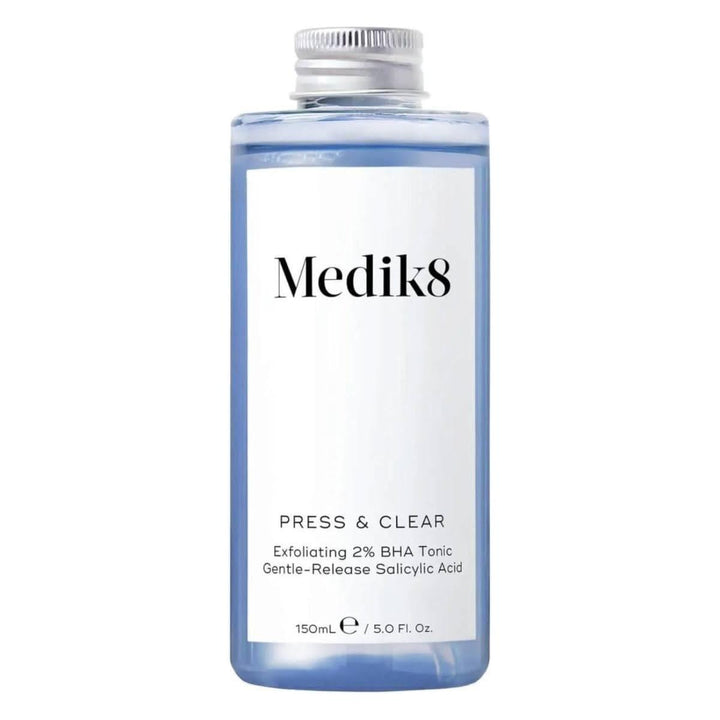 Medik8 Press & Clear 150ml | Gentle Daily Exfoliating Toner for Clear Balanced Skin