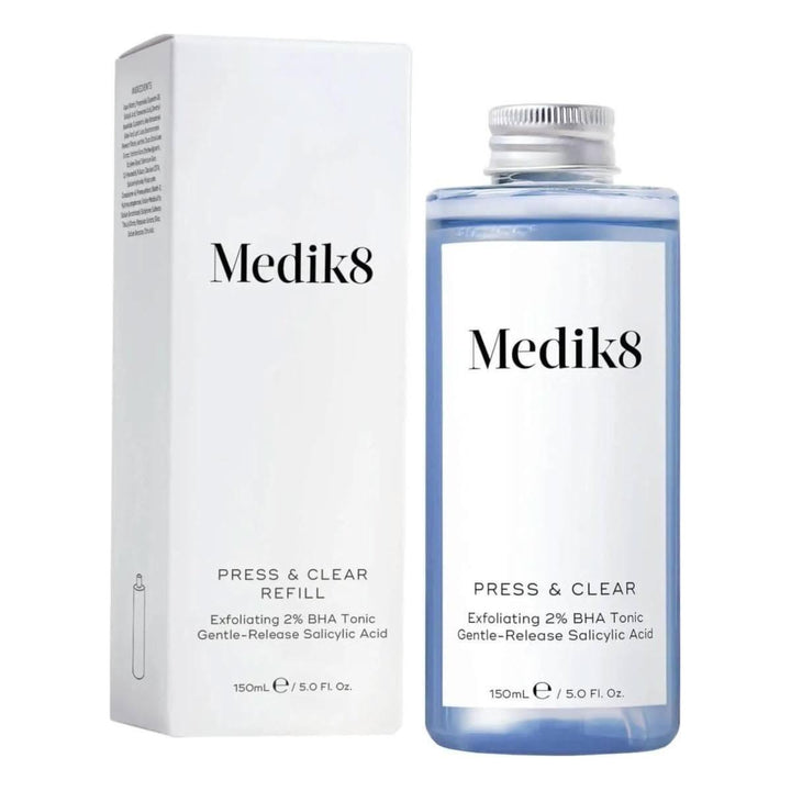 Medik8 Press & Clear 150ml | Gentle Daily Exfoliating Toner for Clear Balanced Skin