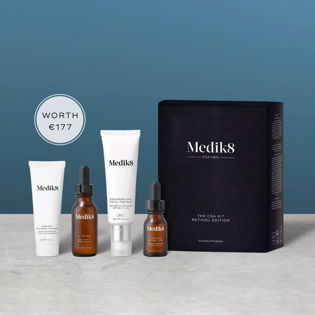 Medik8 | The CSA Kit Retinol Edition for Men 4-Piece Anti-Ageing Routine