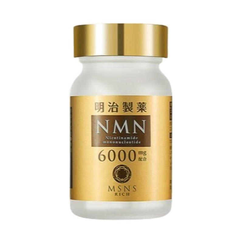 MEIJISEIYAKU NMN 6000mg Capsules | High-Purity NAD+ Booster for Cellular Health & Longevity