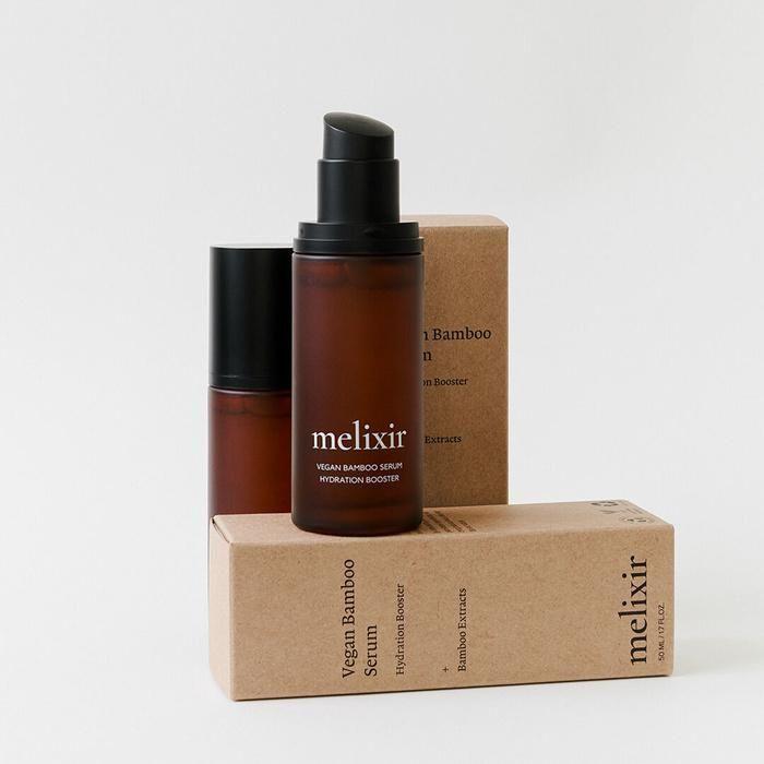 melixir Vegan Bamboo Serum Hydrating, Soothing & Anti-Acne Serum for Radiant Skin melixir