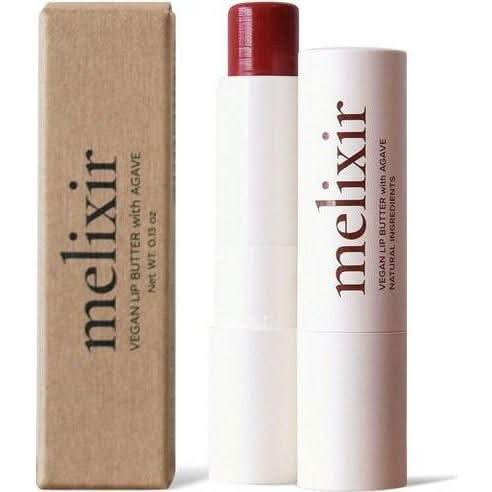 melixir Vegan Lip Butter #06 Lust Red Deeply Hydrating Tinted Lip Balm melixir