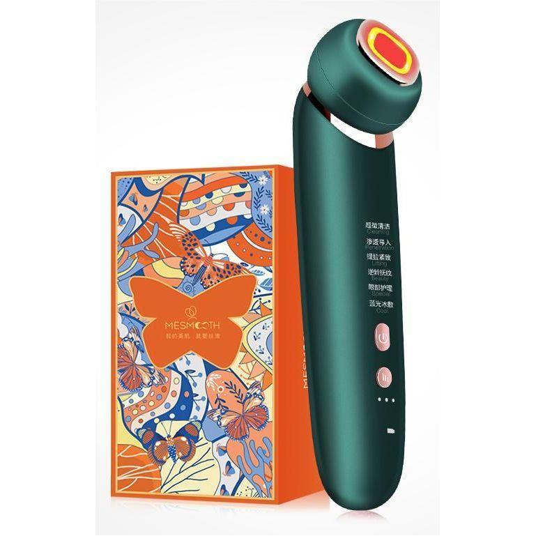 MESMOOTH Home Facial Massage Cleanser Green | Deep Cleansing & Skin Revitalising Brush