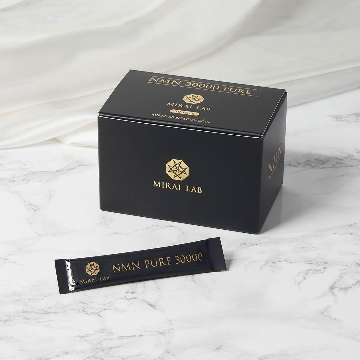 MIRAI LAB NMN 30000 Pure 30 Sachets | Ultra-Pure NMN for Cellular Vitality & Anti-Aging