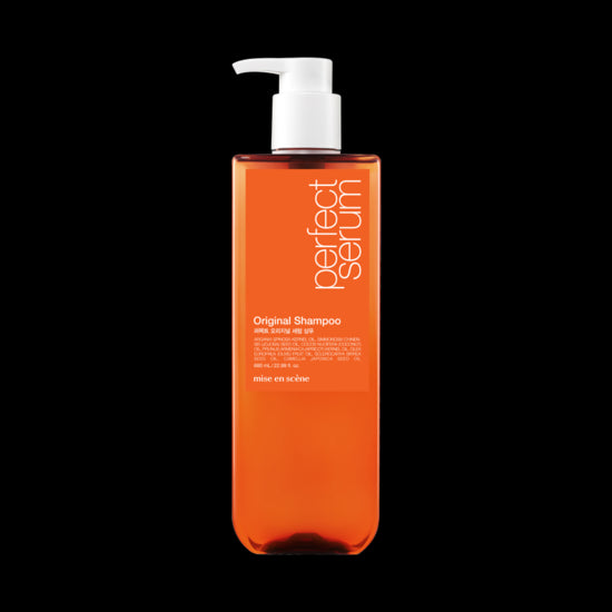Mise en Scène Perfect Serum Original Shampoo Damage Repair & Shine Boost for Silky, Healthy Hair