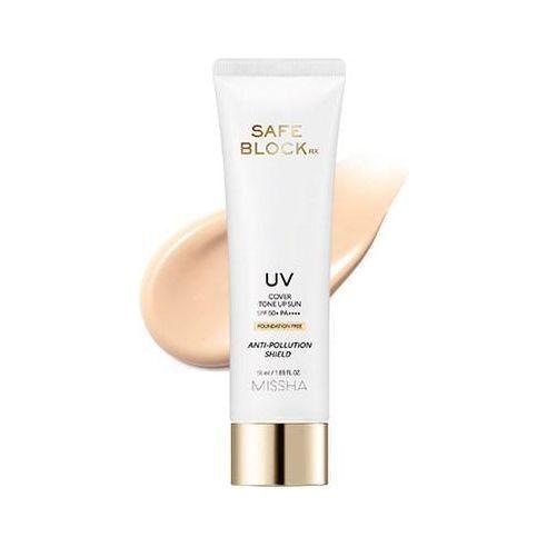 MISSHA Safe Block RX Cover Tone Up Sun | SPF Protection & Skin Tone Enhancement