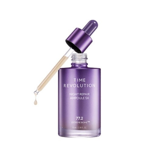 MISSHA Time Revolution Night Repair Ampoule 5X: Wake Up to Transformed, Youthful Skin!