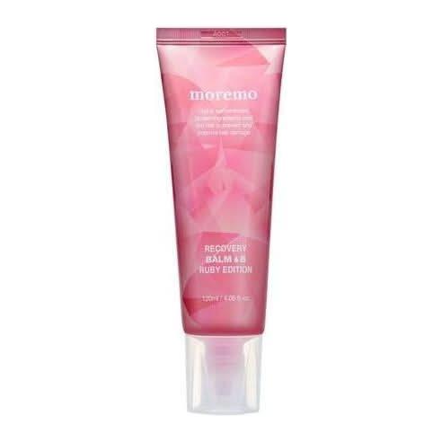 Moremo Recovery Balm B Ruby Edition 120ml | Heat Protection & Protein Repair Leave-In Treatment moremo